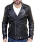 Men Negan Walking Dead Brando Biker Leather Jacket Style - 277
