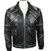 Men Black "MJ Beat It" Leather Jacket Style - 20