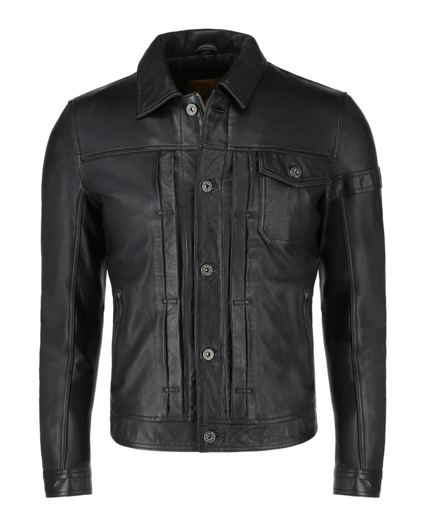 Men Falcon Real Leather Trucker Style - 885