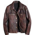 Trucker Brown Vintage Leather Jacket