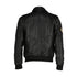 Aviator Bomber Fur Collar Leather Jacket