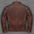 Men ZQS Biker Real Leather Jacket Style - 839