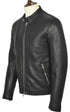 Men Alex Biker cafe racer Black Real Leather Jacket Style - 777
