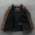 Tan Brown Biker Leather Vest