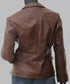 Brown Leather Blazer