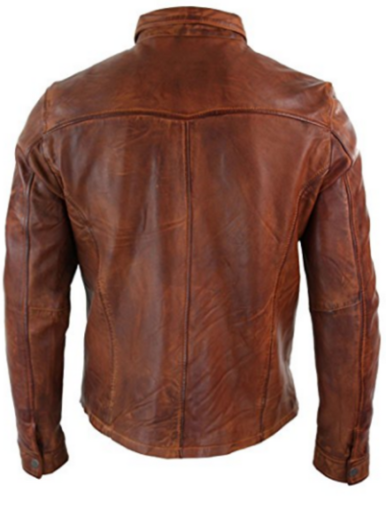 Men UClass Real Leather Shirt Jacket Style - 592