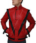 Michael Jackson Thriller Real Red Leather Jacket