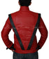 Michael Jackson Thriller Real Red Leather Jacket