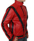 Michael Jackson Thriller Real Red Leather Jacket